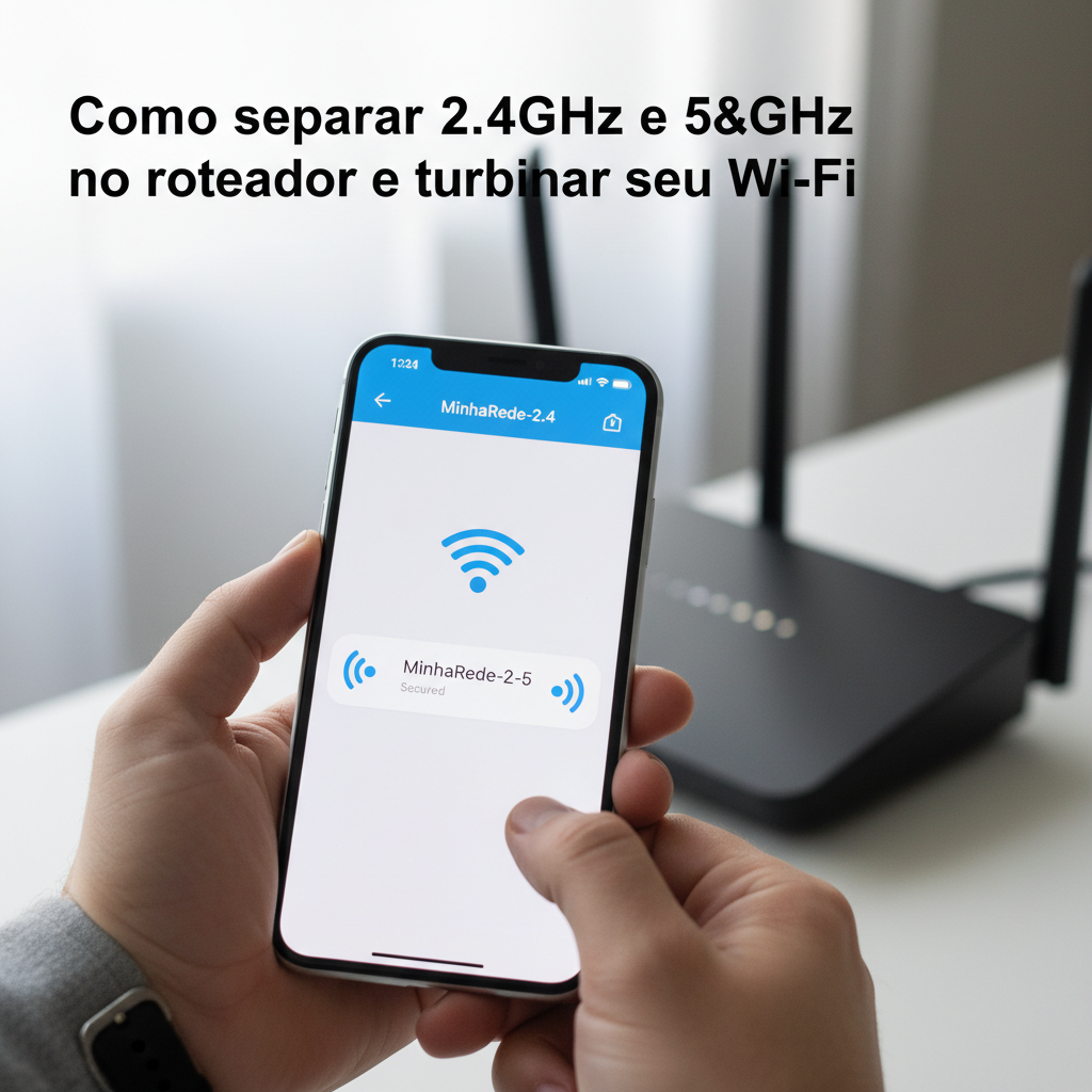 Como separar 2.4 GHz e 5 GHz no roteador e turbinar seu Wi‑Fi