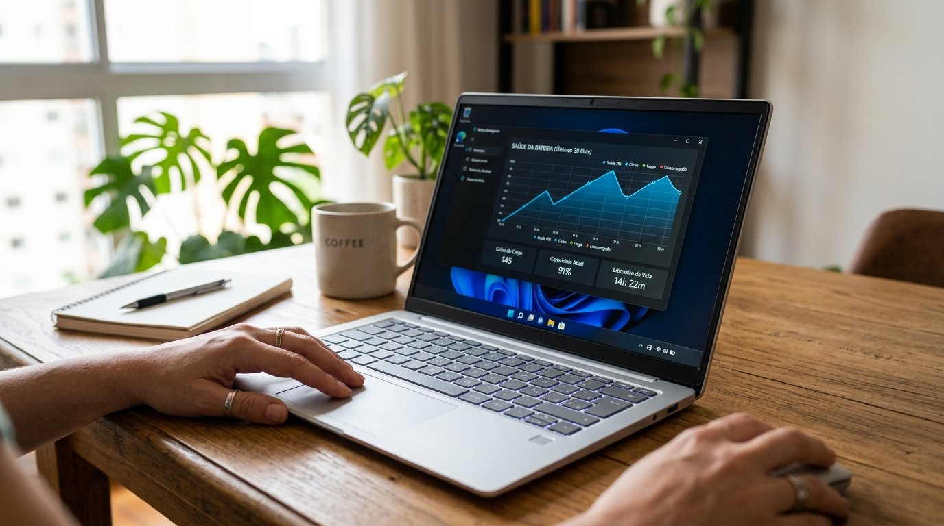 Como calibrar e monitorar a bateria do notebook no Windows 11 com ferramentas gratuitas